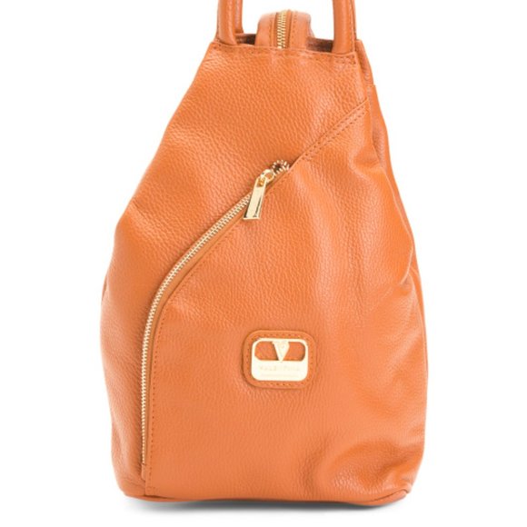 Made In Italy Leather Sling Backpack from VALENTINA - Picture 9 of 9